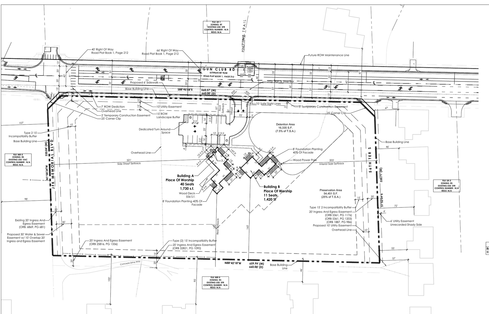 Existing site plan by others